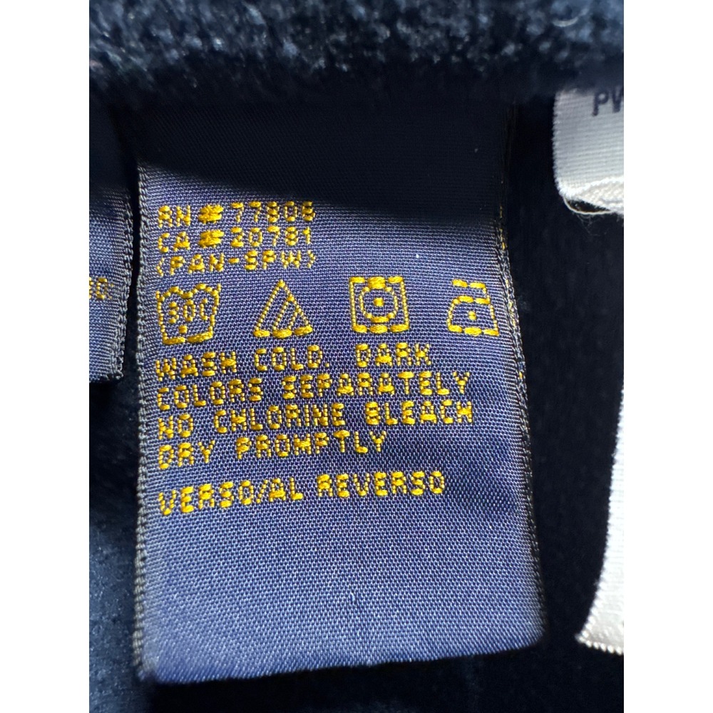 Vintage Tommy Hilfiger Golf Navy Windbreaker Poipu Bay Fleece Lined XL 105439 - Picture 7 of 14
